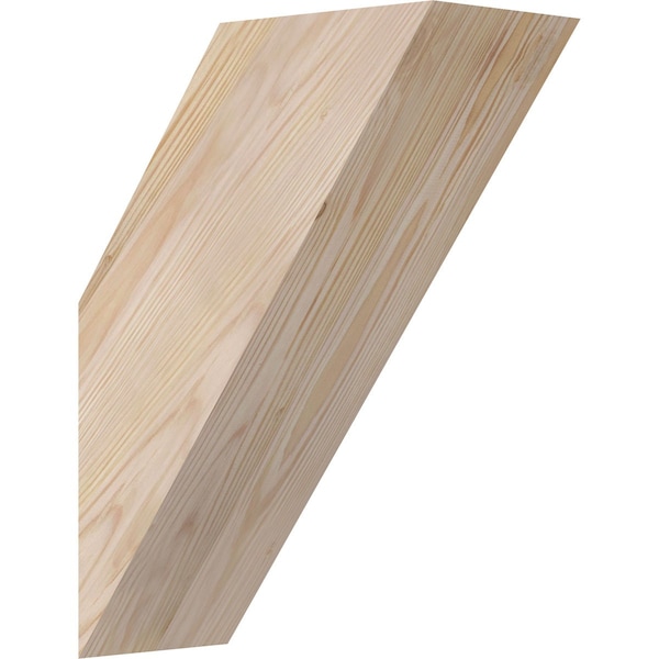 Ekena Millwork 5 1/2"W x 12"D x 16"H Traditional Smooth Knee Brace, Douglas Fir BRC06X12X16TRA00SDF - main